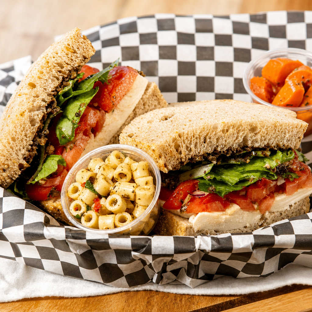 Sicilian Vegetable Sandwich.