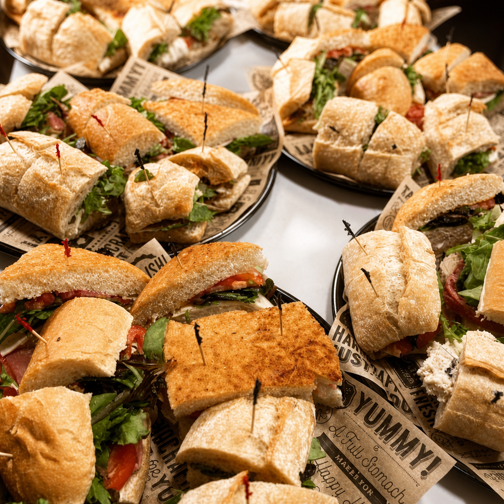Sandwich Tray.