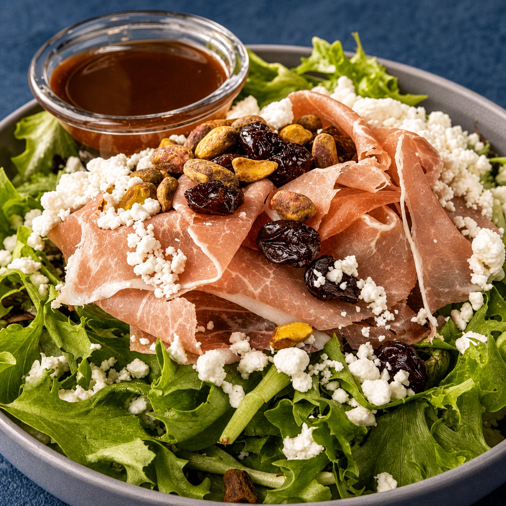 Dark Cherry Prosciutto Salad.