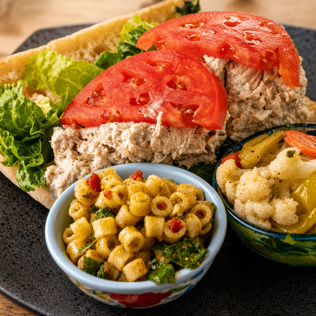 Tuna or Chicken Salad Sandwich.