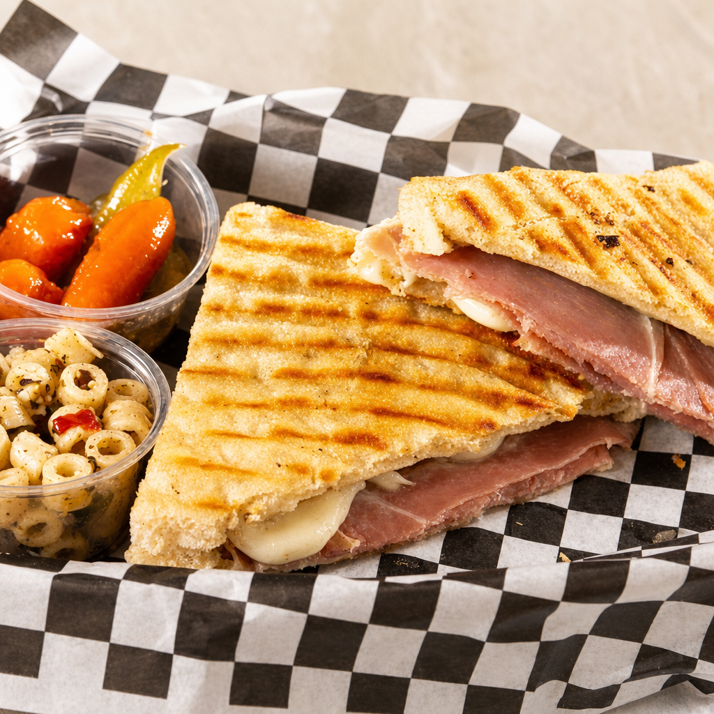 Prosciutto and Smoked Turkey Sandwich.