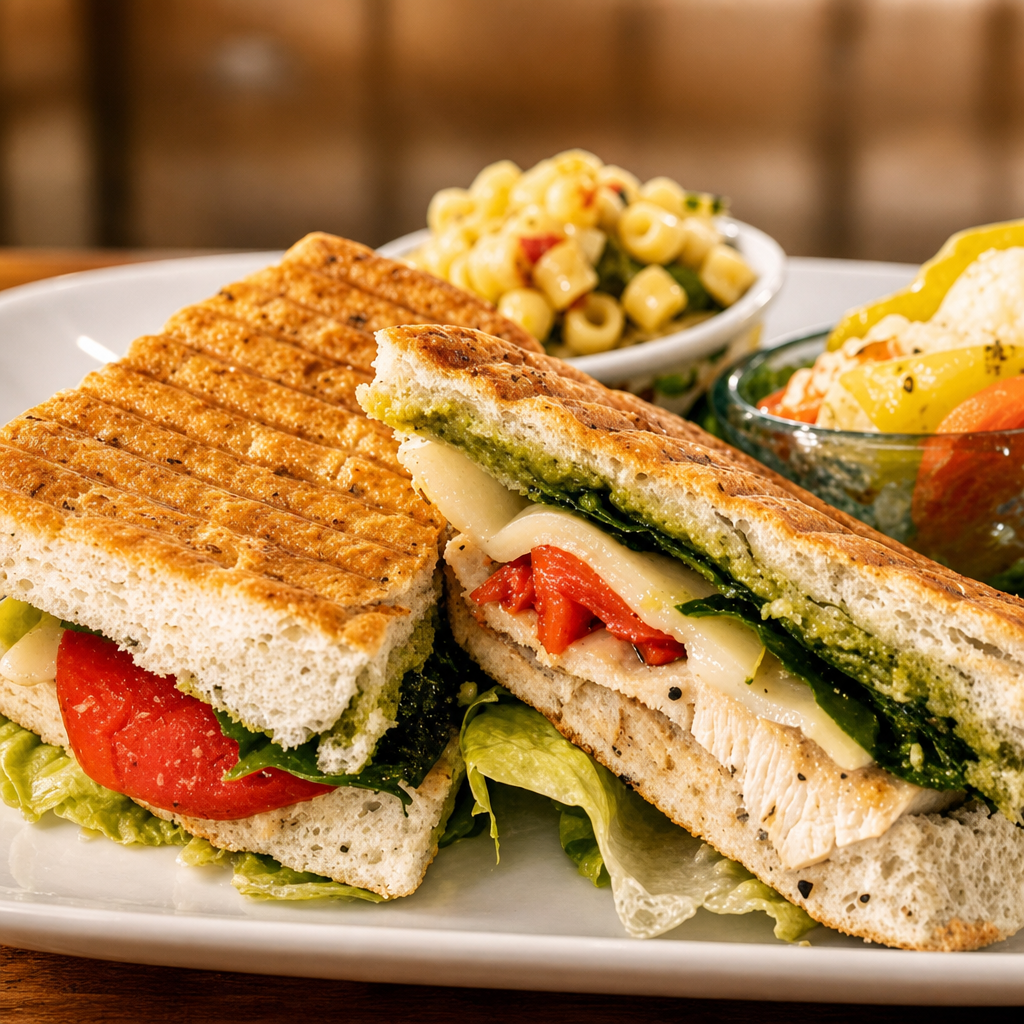 Chicken Pesto Panini.
