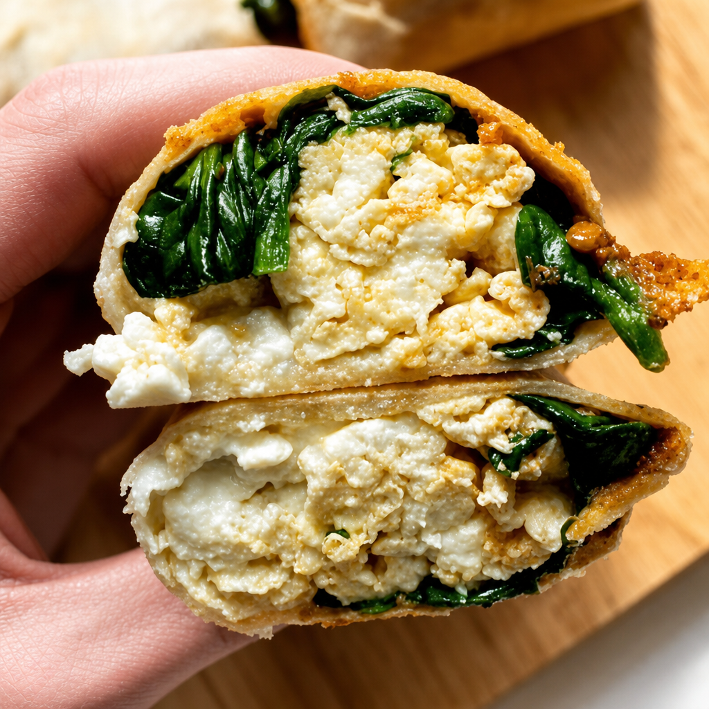 Spinach Feta Wrap.