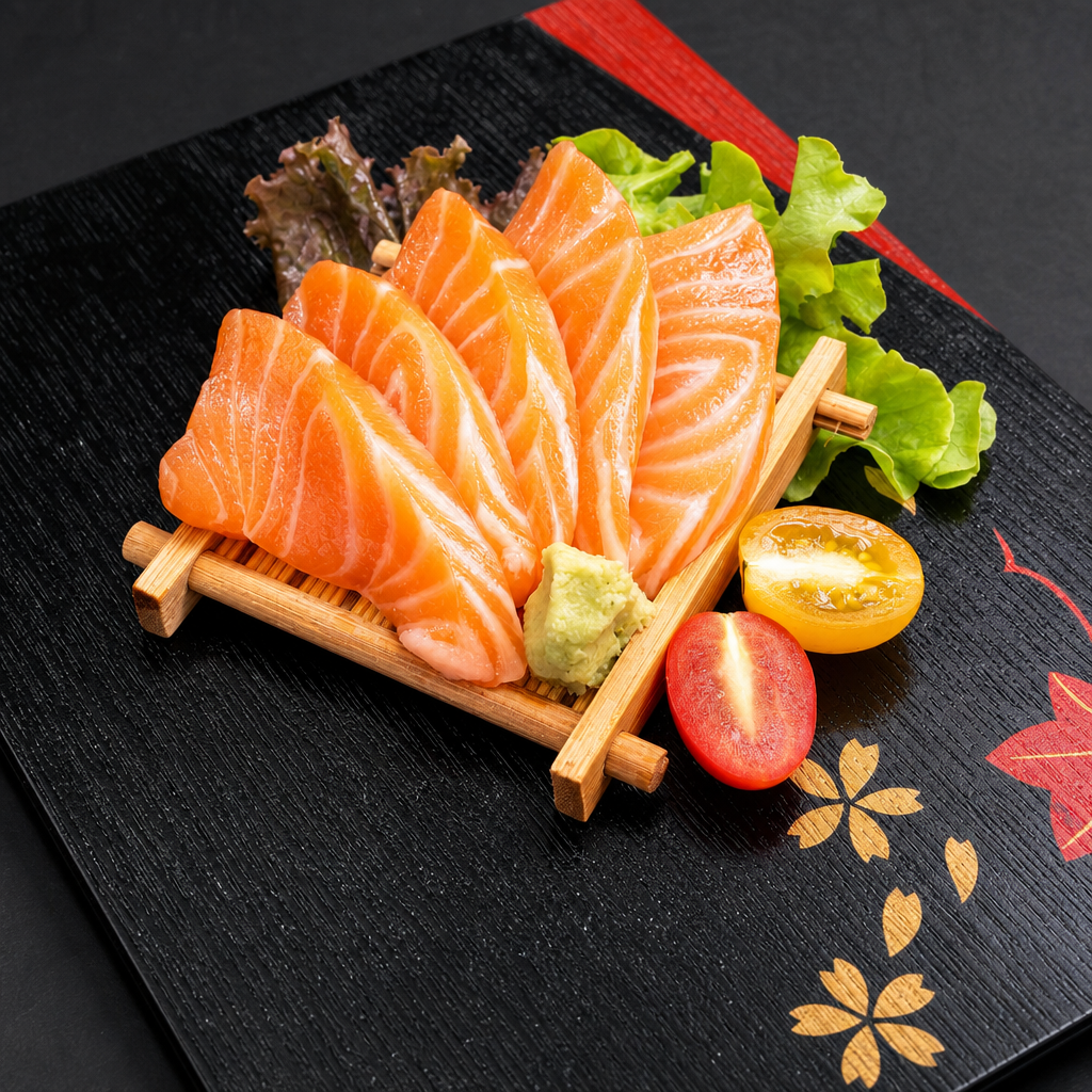 Sashimi Salmon.