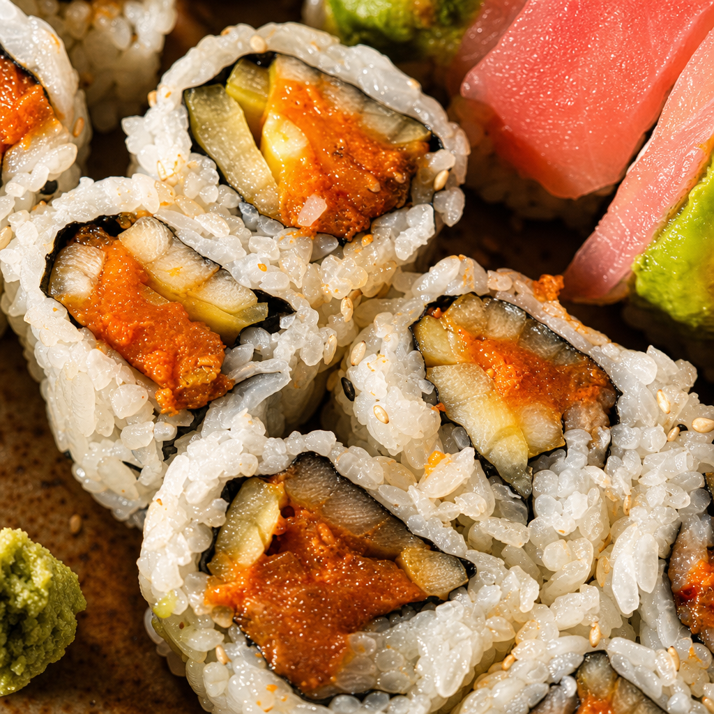 Spicy Salmon Roll.