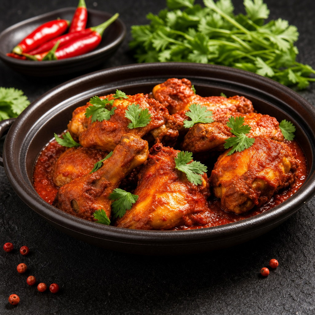 Red Curry Chicken.