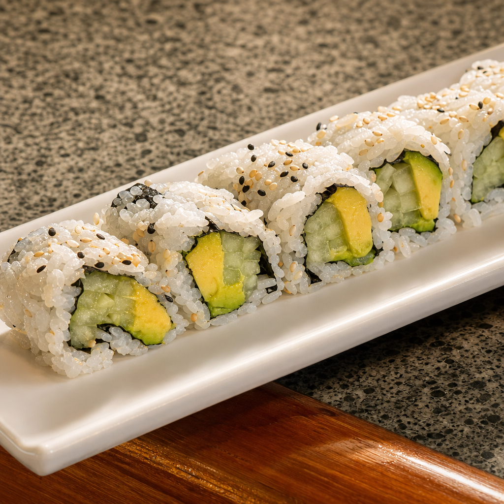 Cucumber Avocado Roll.