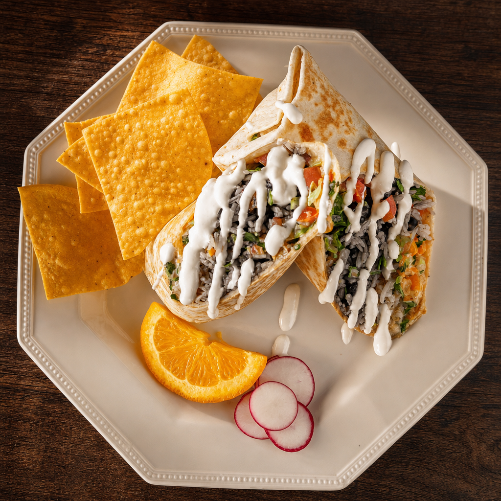 Cajun Shrimp Burrito