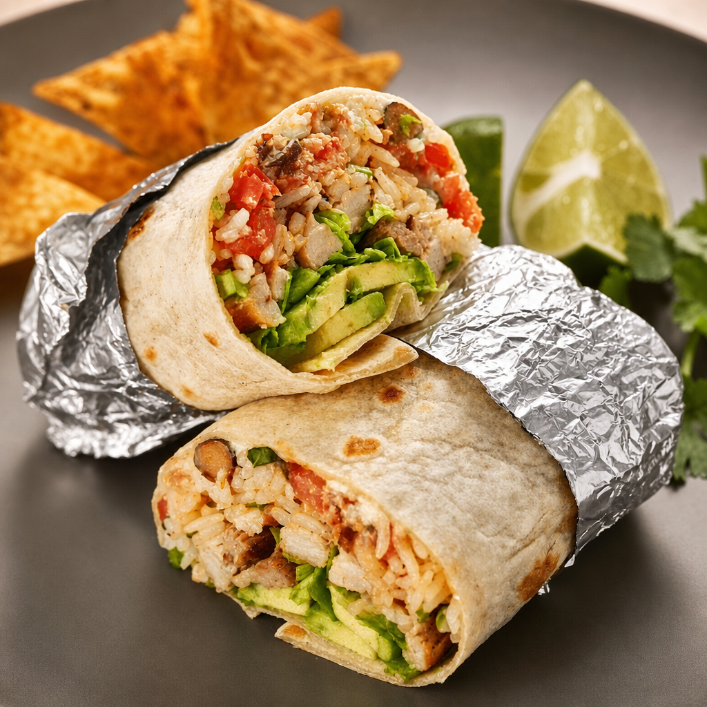 Salmon Burrito