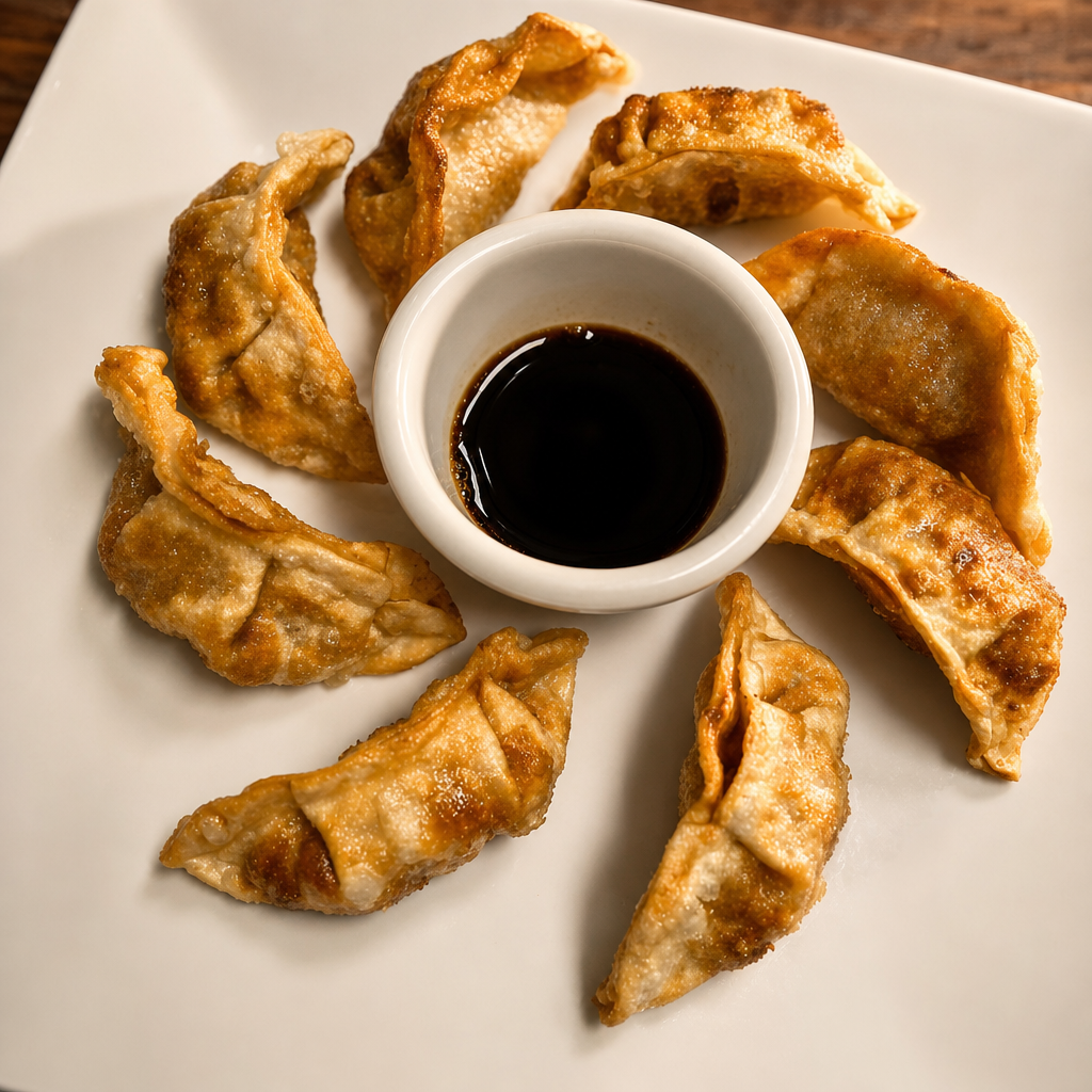 Gyozas.