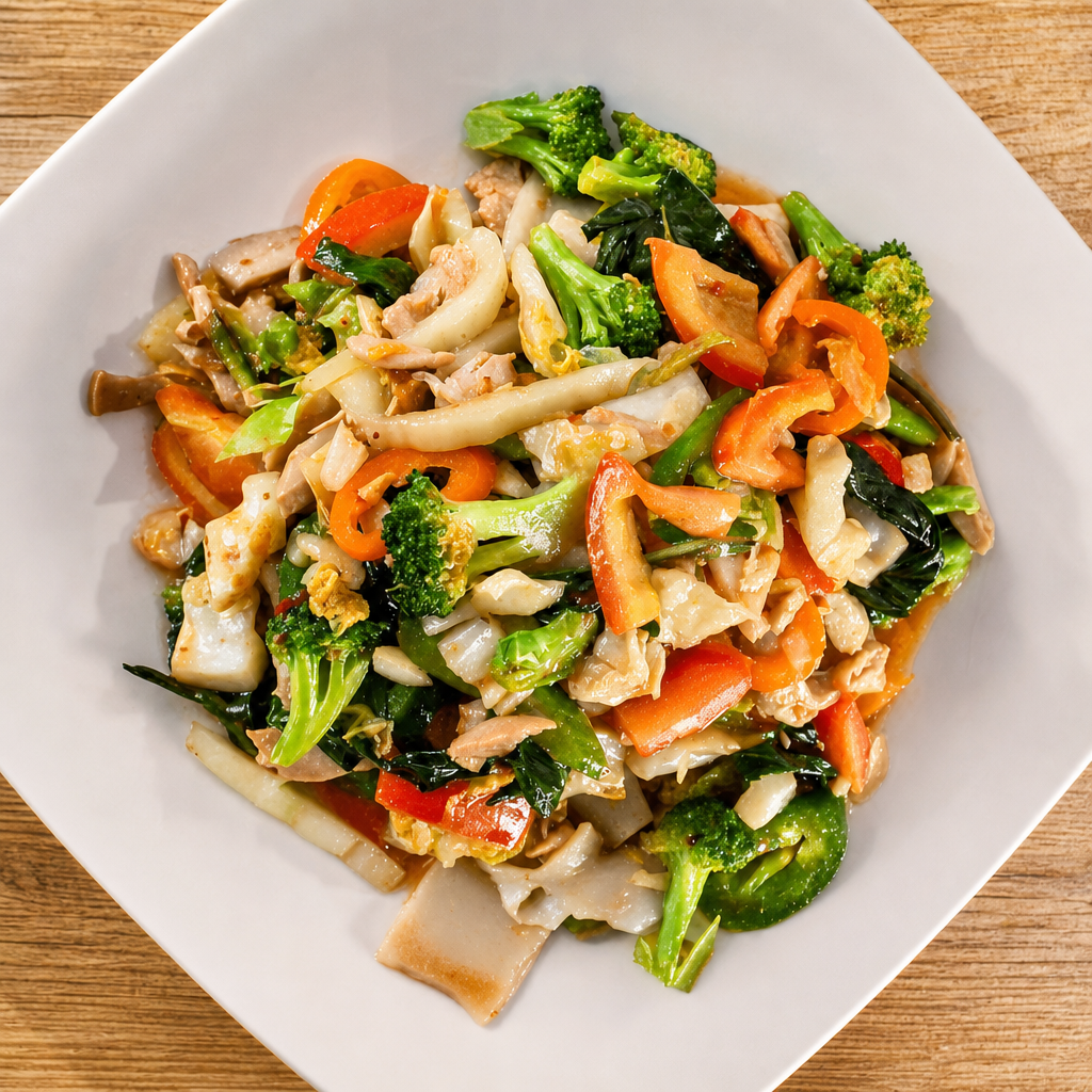 Pad Kee Mao “Drunken Noodle”.
