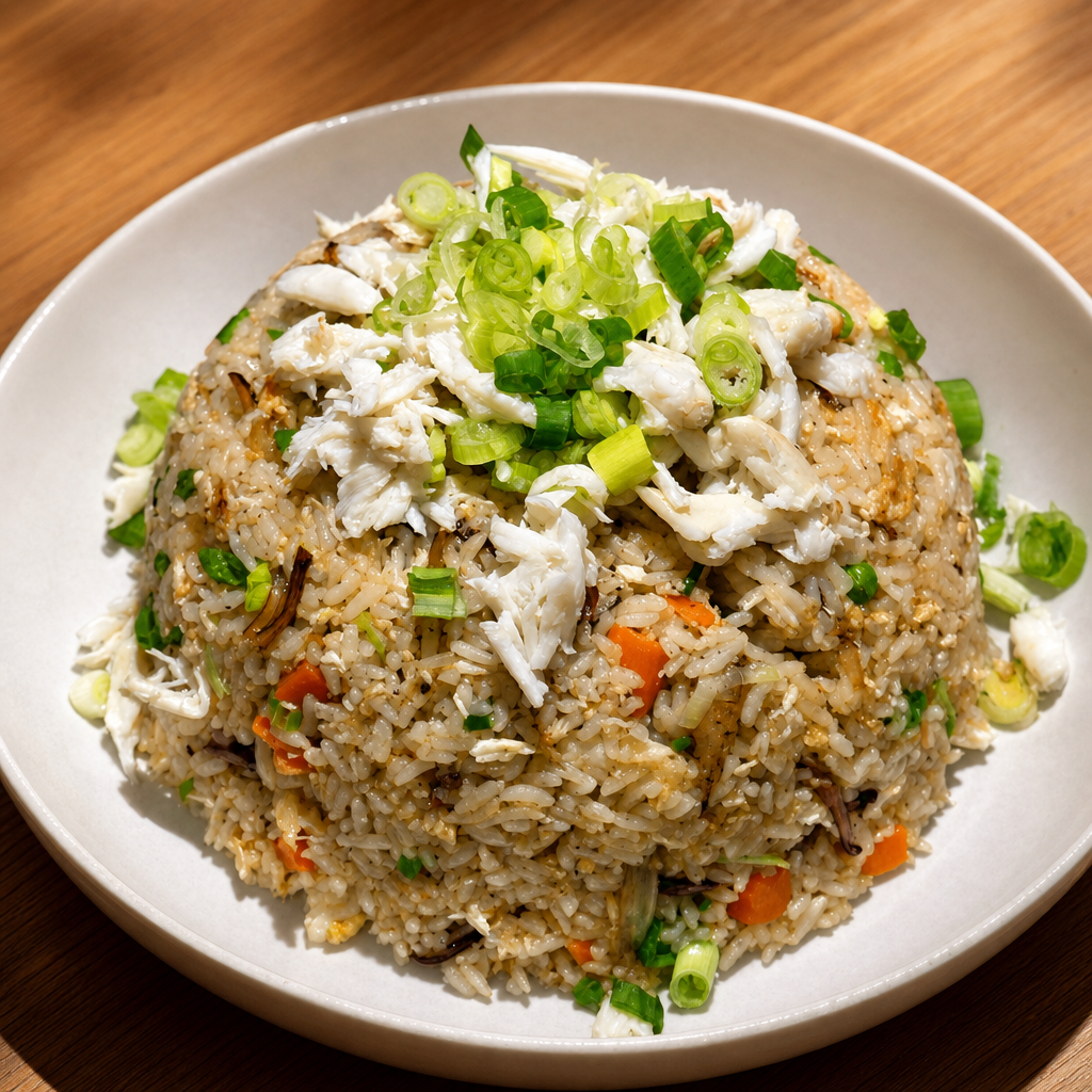 Crab Meat Fried Rice.