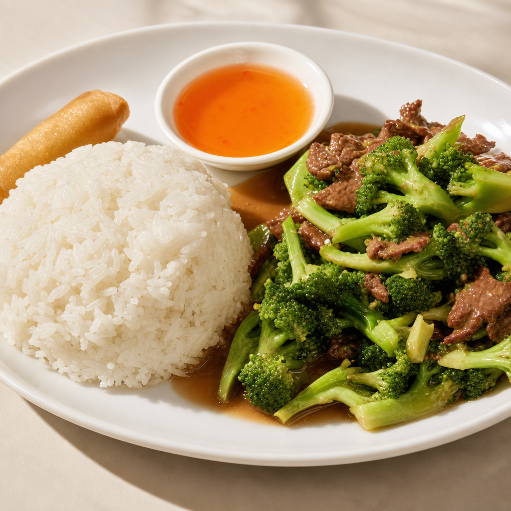 Lunch E - Broccoli Stir-Fry.