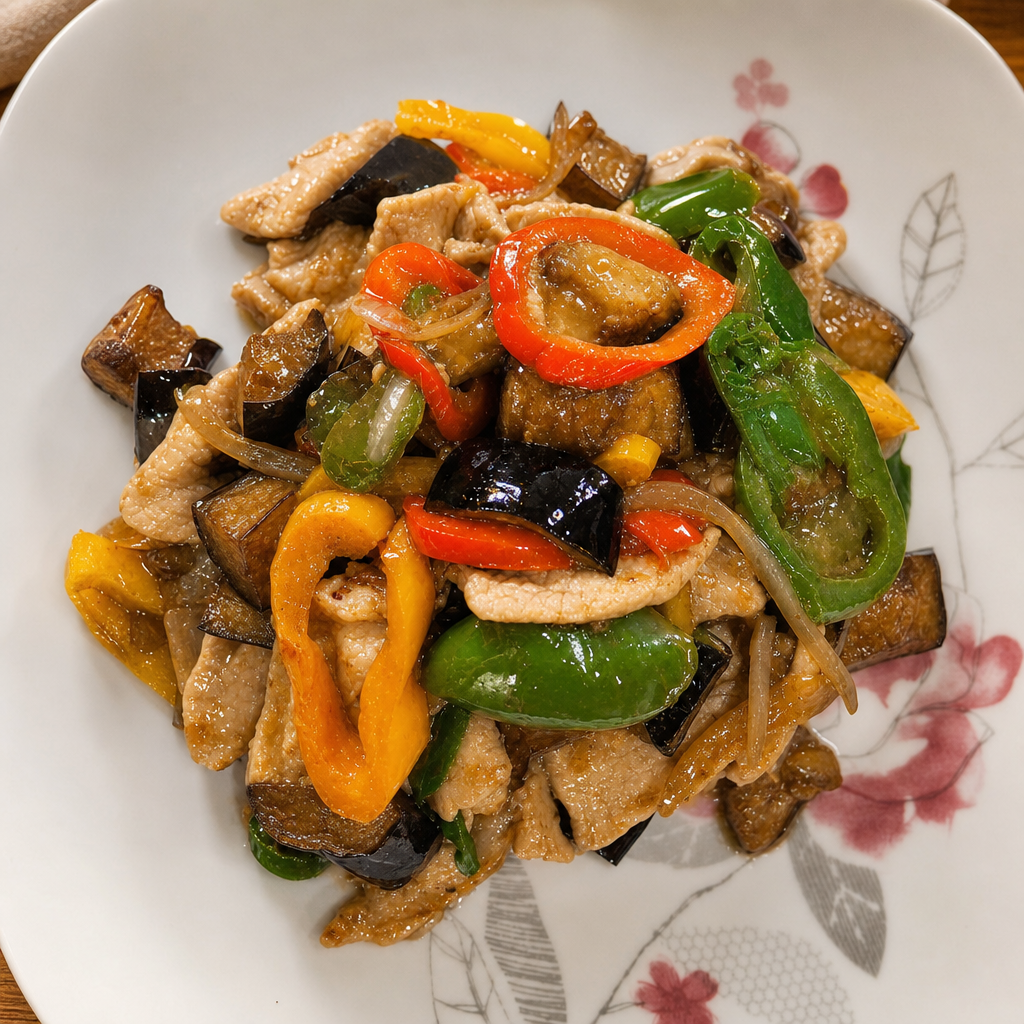 Eggplant Stir-Fry.