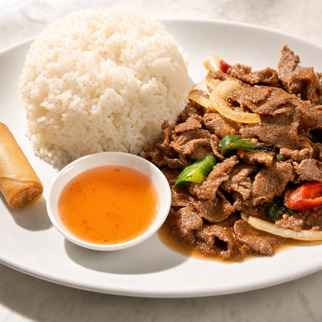 Lunch F - Ka Pao "Thai Basil".