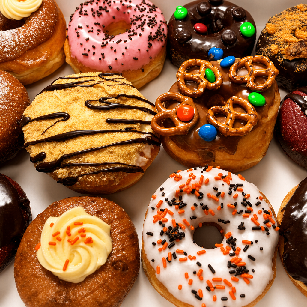 Pre-Assorted Dozen Donuts Chef Selection.