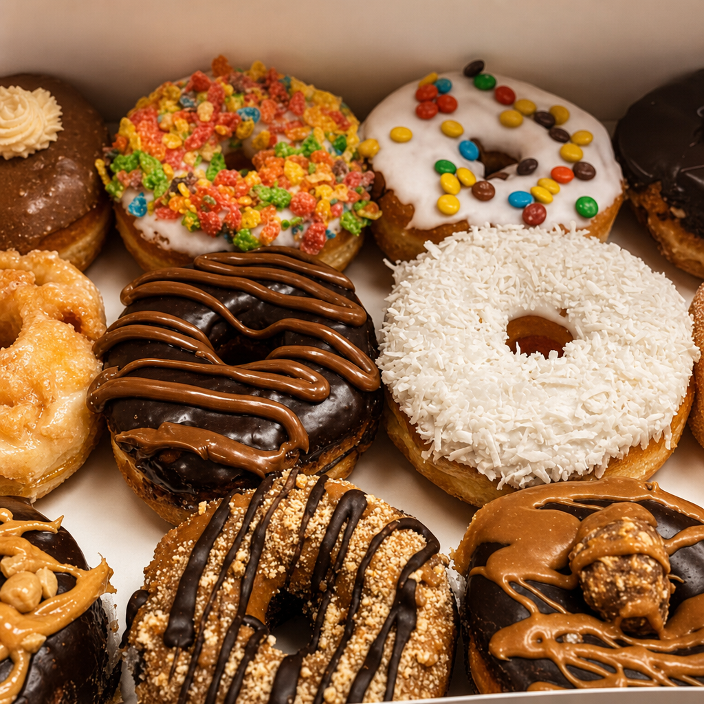 Pre-Assorted Half Dozen Donuts Chef Selection.
