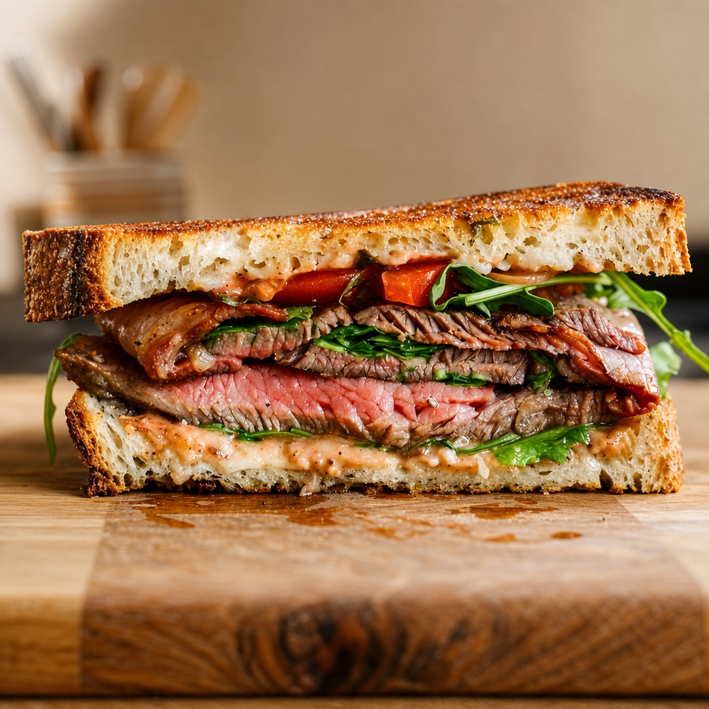 Steak Sandwich.
