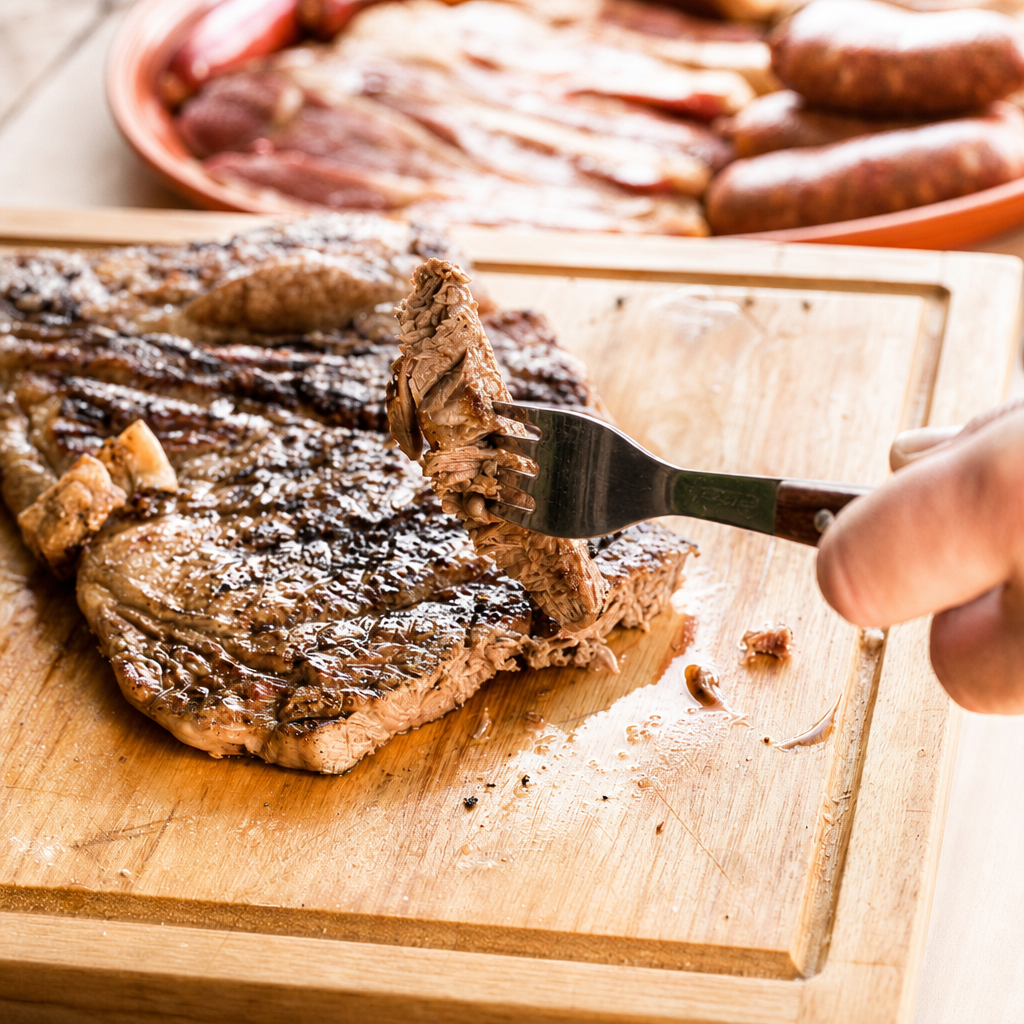 Bourbon Steak Tips.