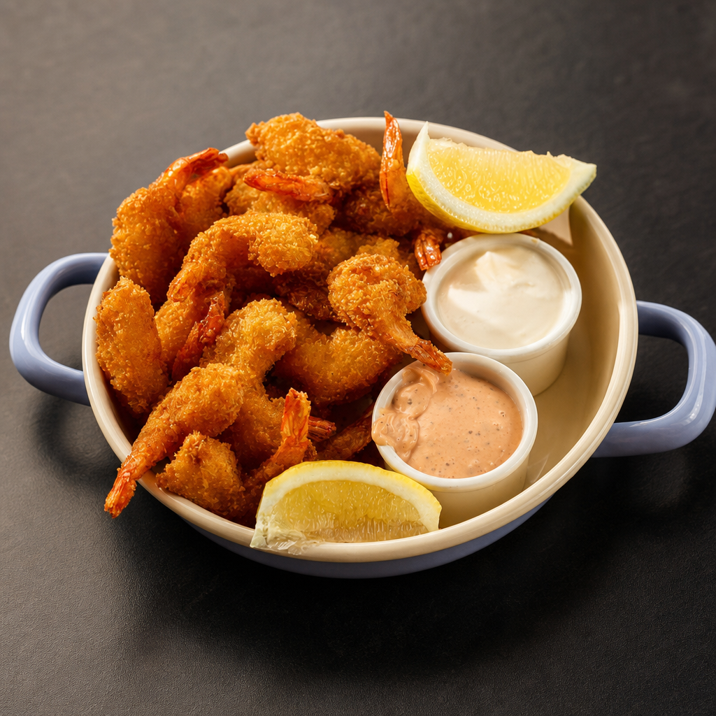 Deep Fried Shrimp.