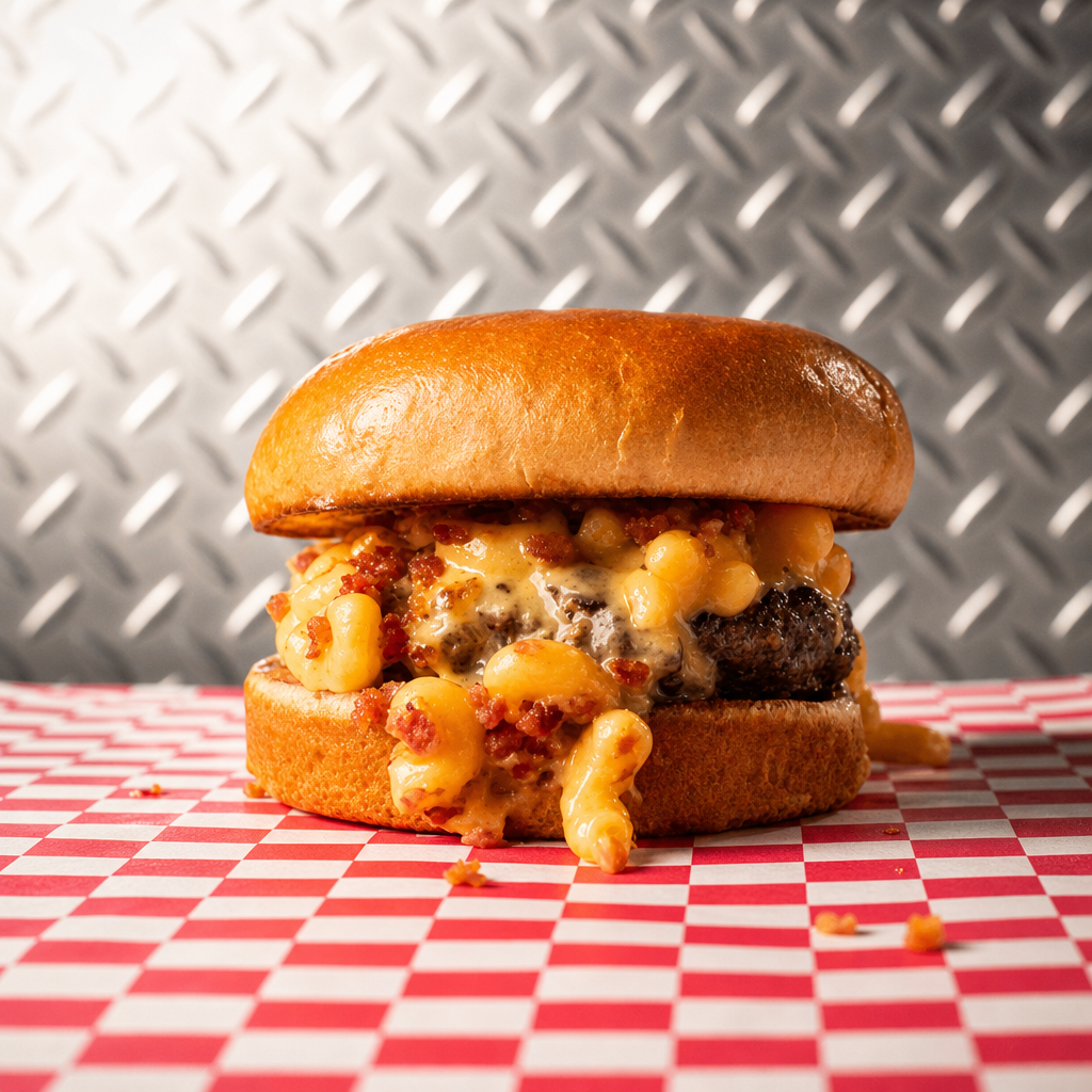 Mac N' Cheese Burger