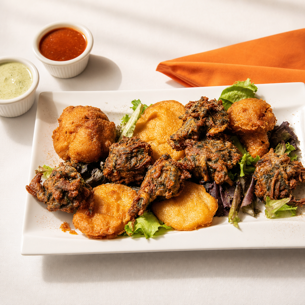 ASSORTED PAKORA.