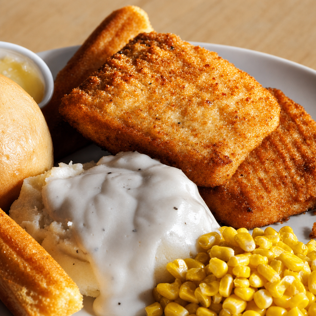 Turkey Steak Meal.