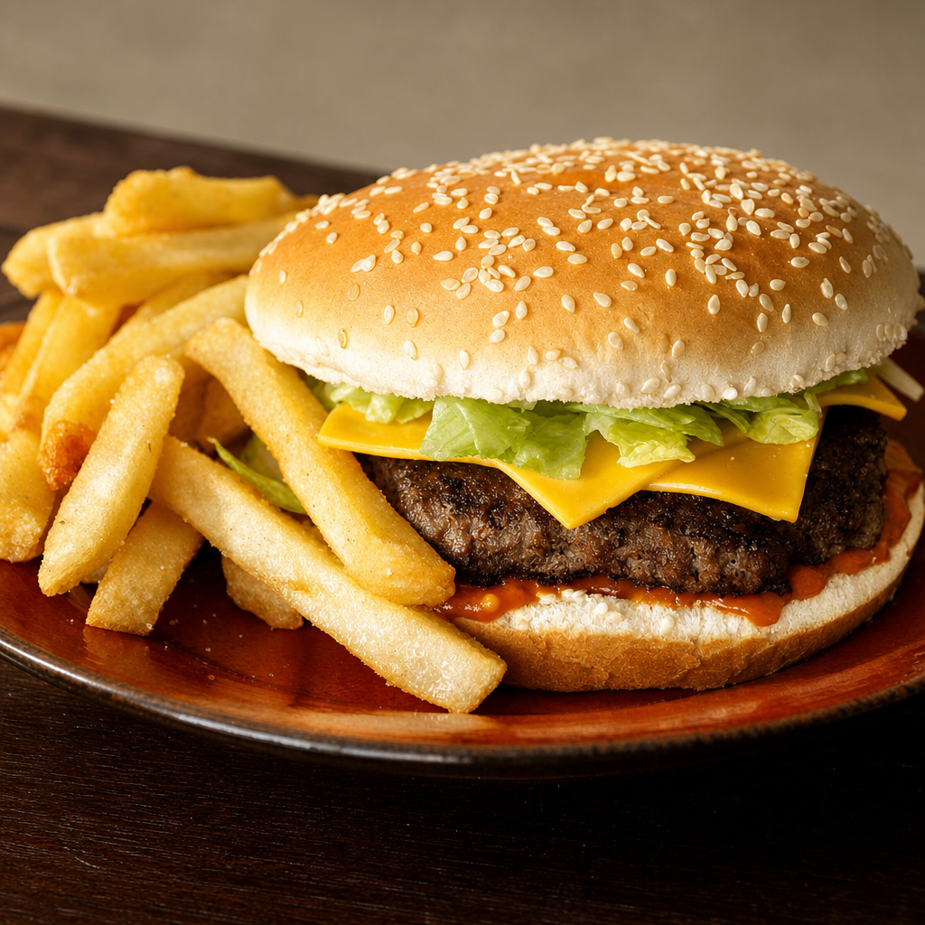 Deluxe Cheeseburger.