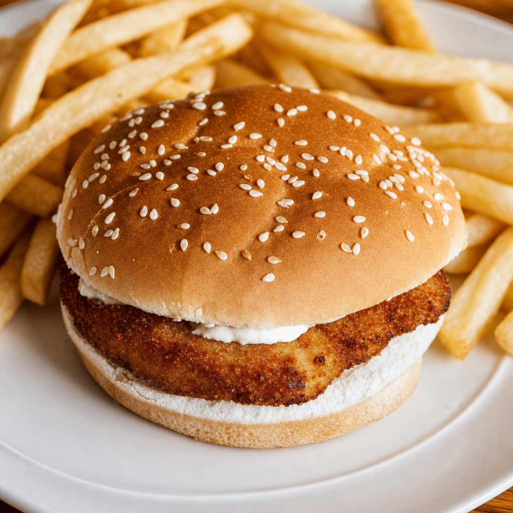 Turkey Burger Meal.