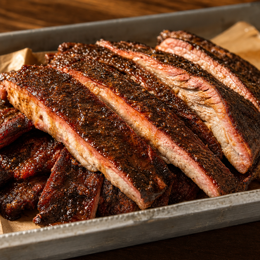 Half Slab of Ribs.