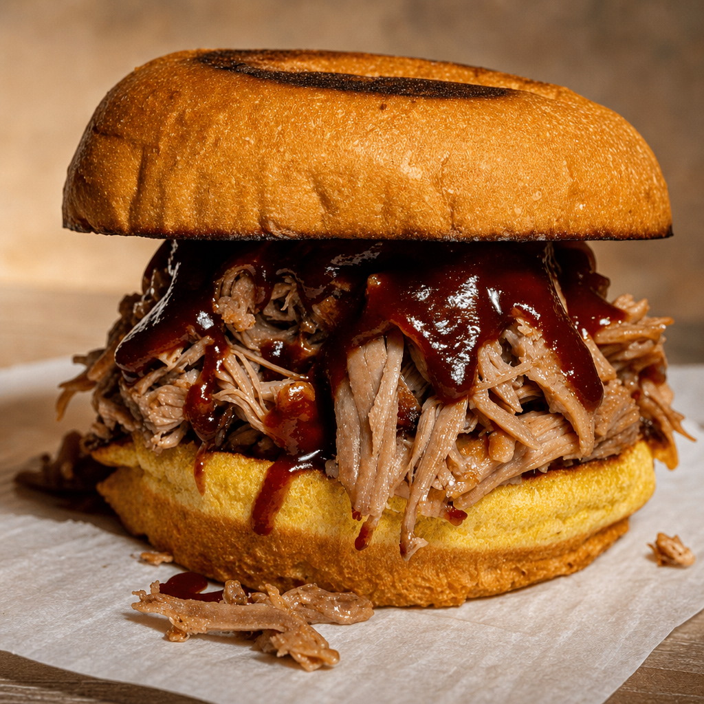 Beef Brisket Sandwich.