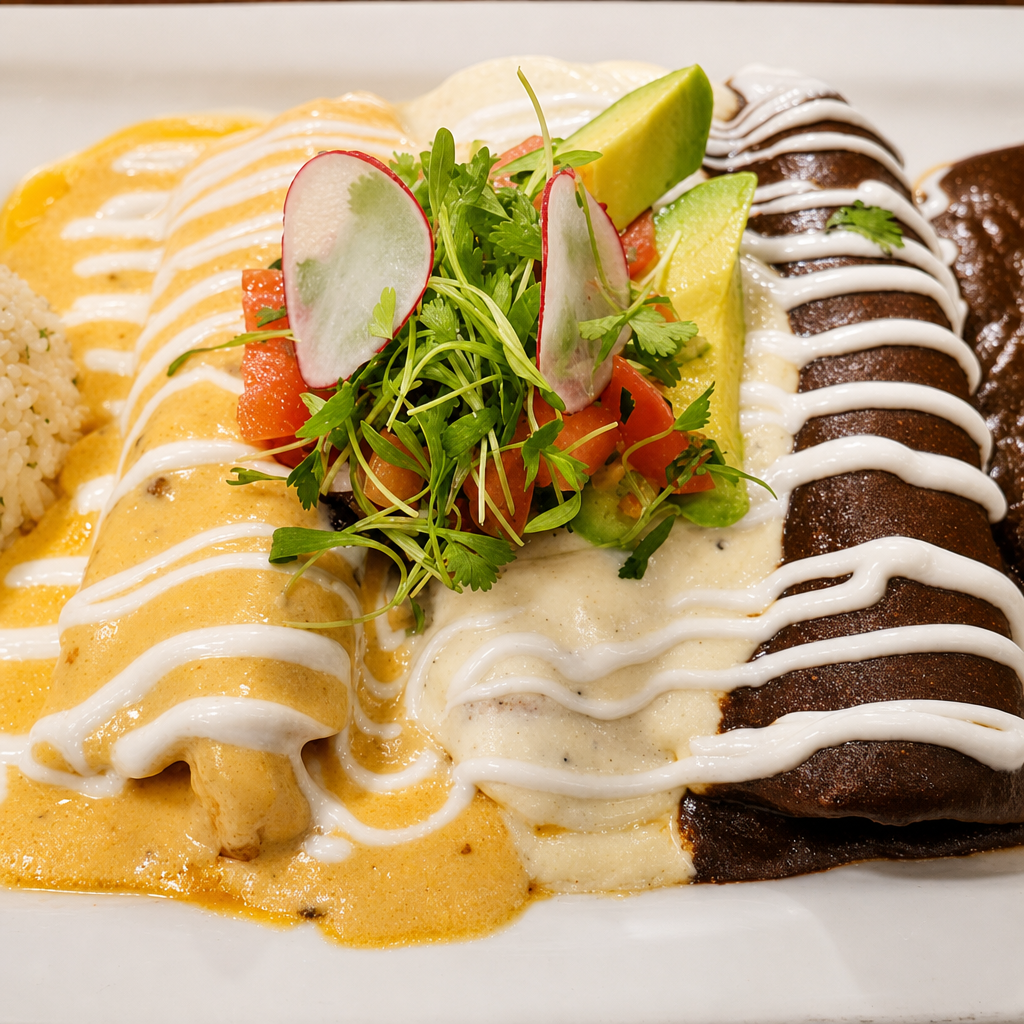 Trio Enchiladas.