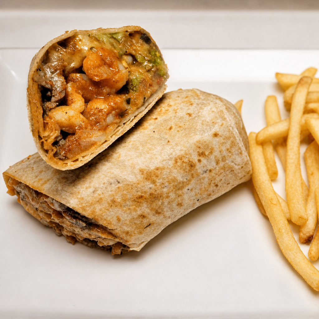 #9 Burrito Mar Y Tierra.