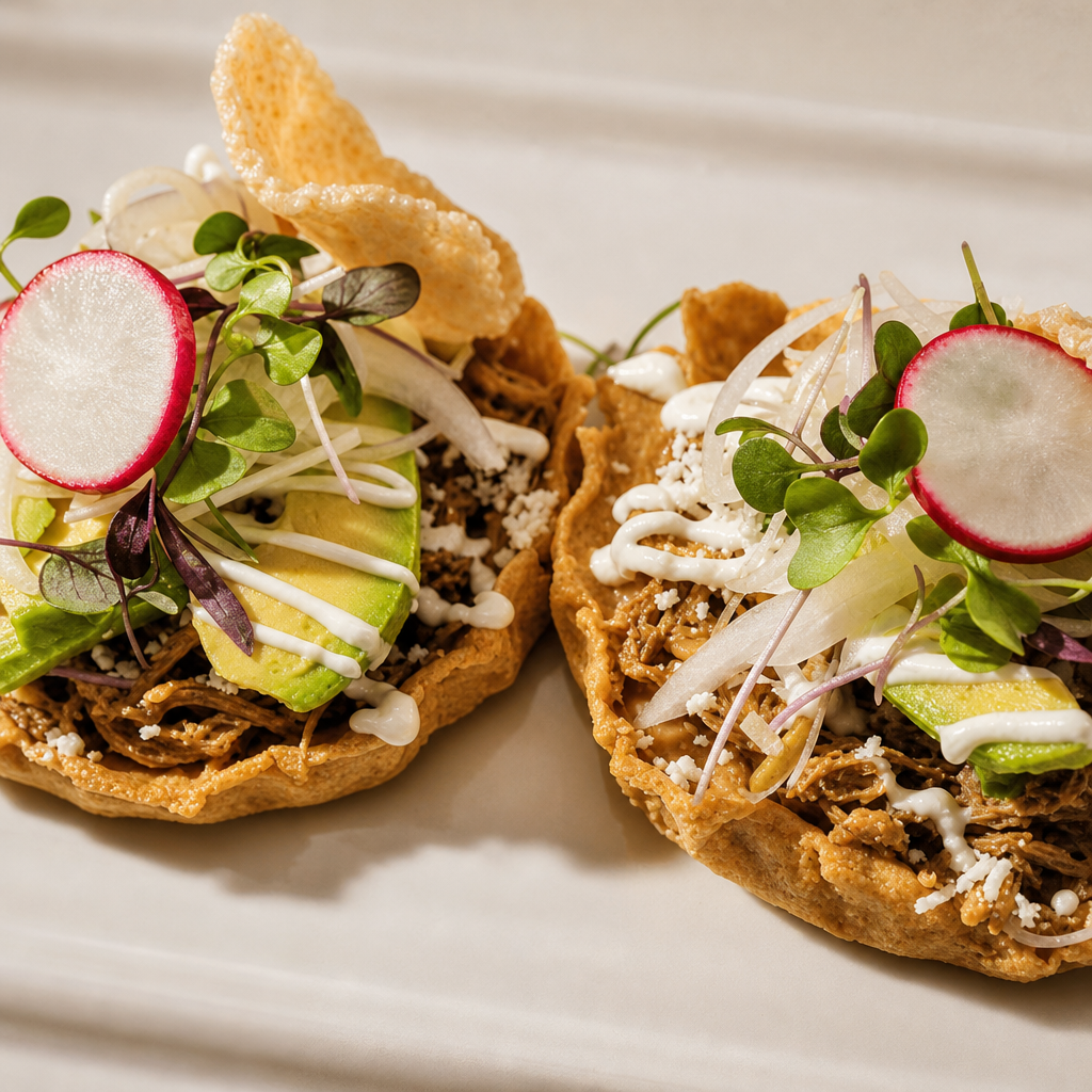 #6 Sopes De Carnitas.