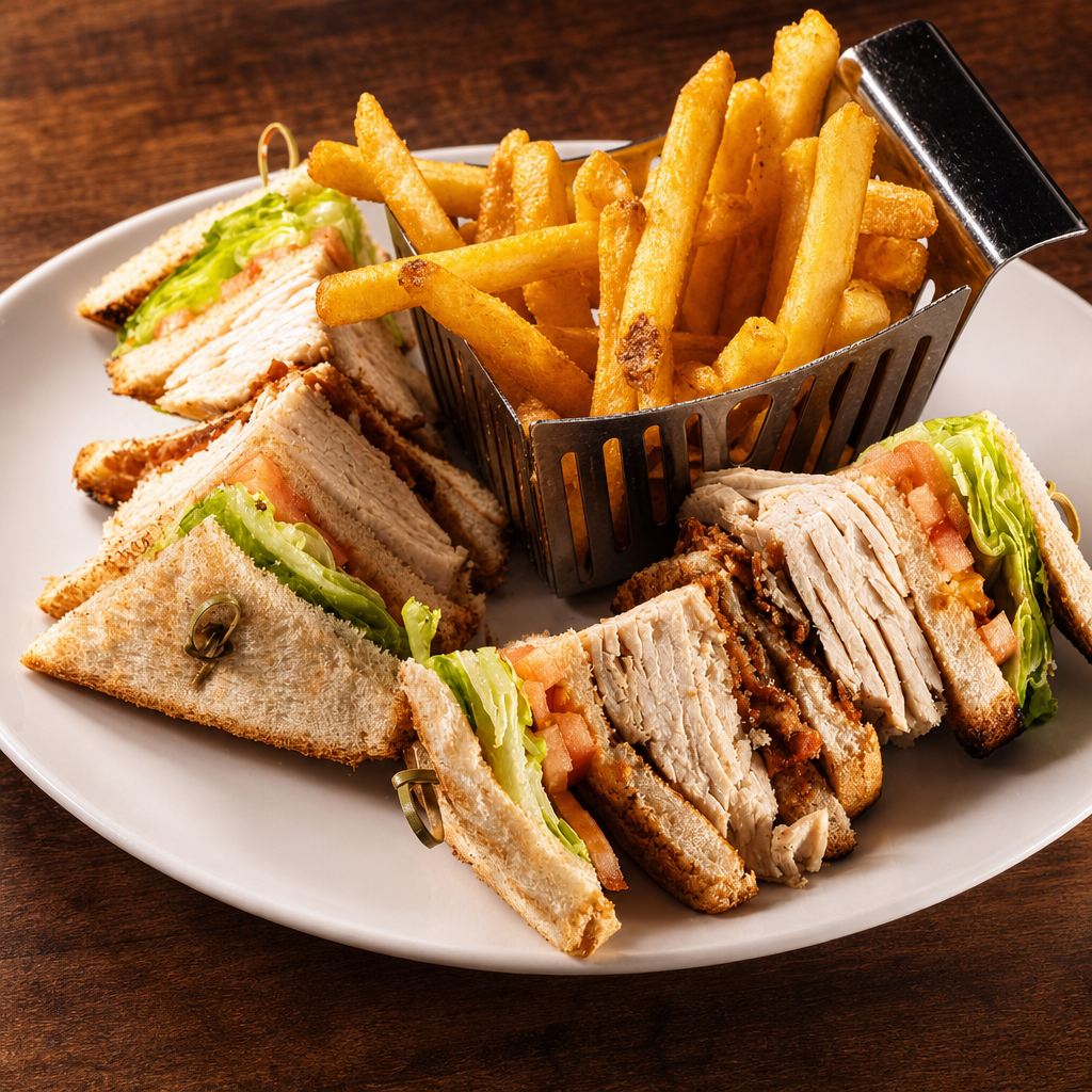 Triple Decker Club Sandwiches