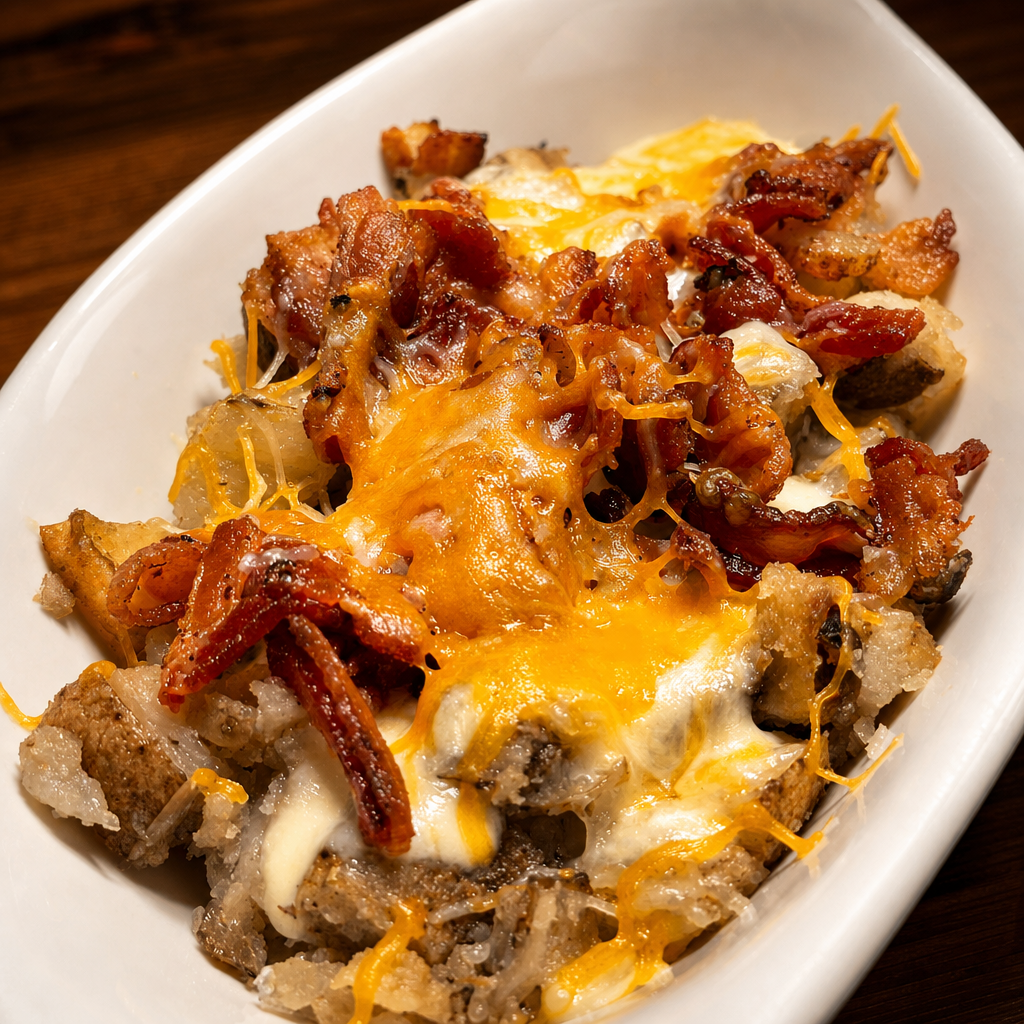 Loaded Baked Potato Casserole.
