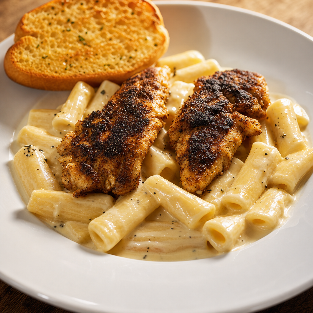 Chicken Alfredo.