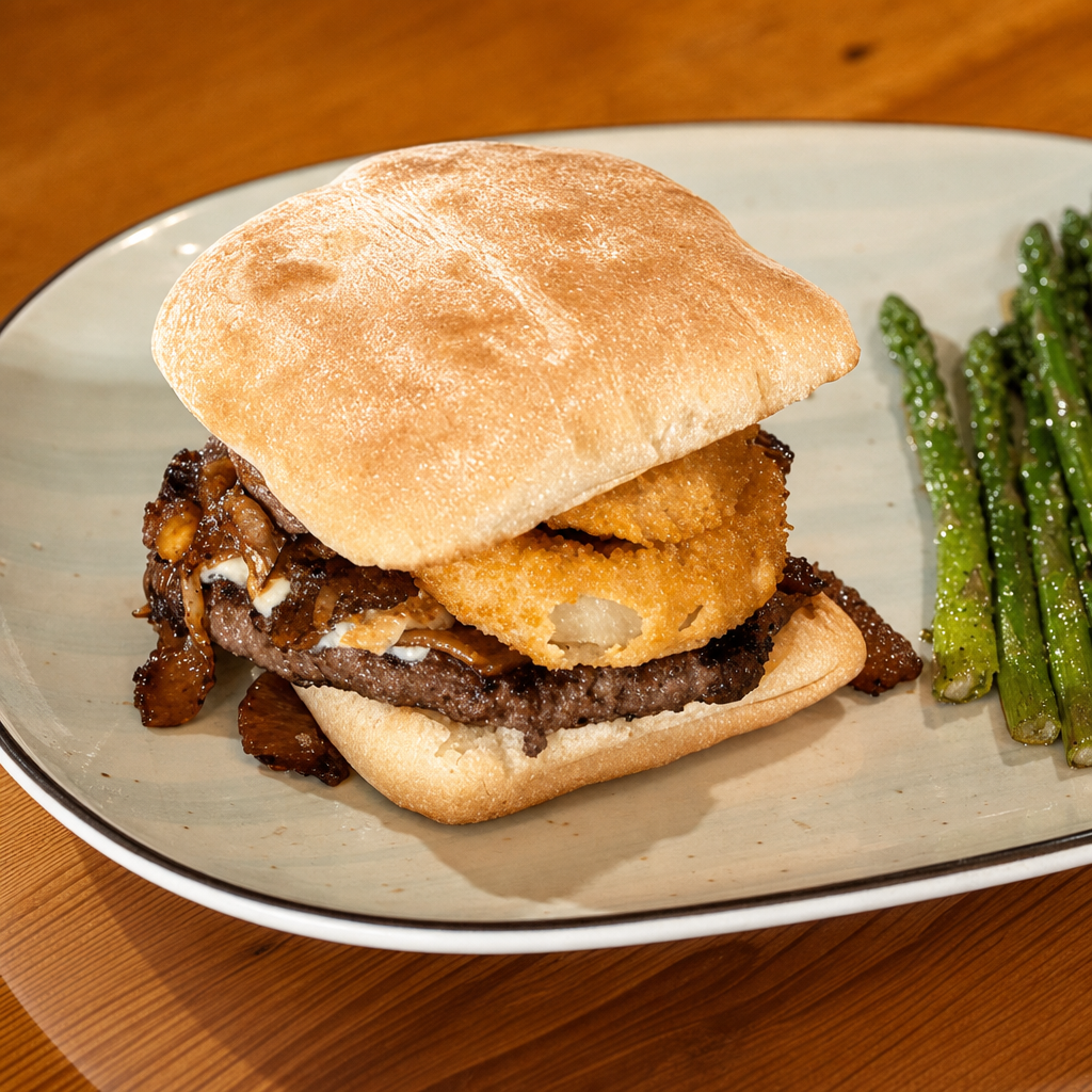 BBQ Bacon Burger.