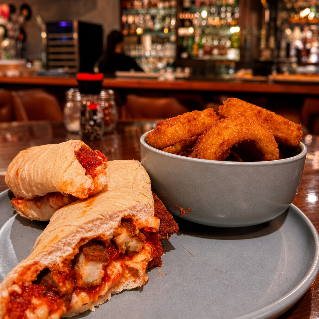 Chicken Parmesan Sandwich.
