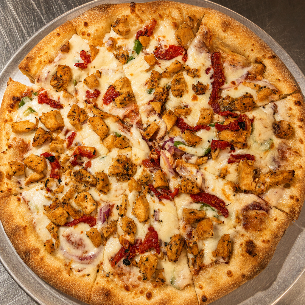 Grilled Chicken Pizza