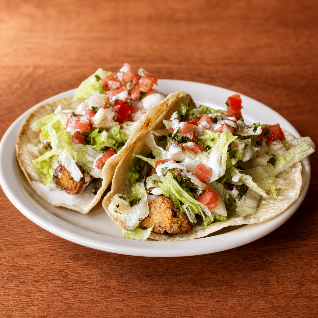 Deluxe Vegan Tacos.