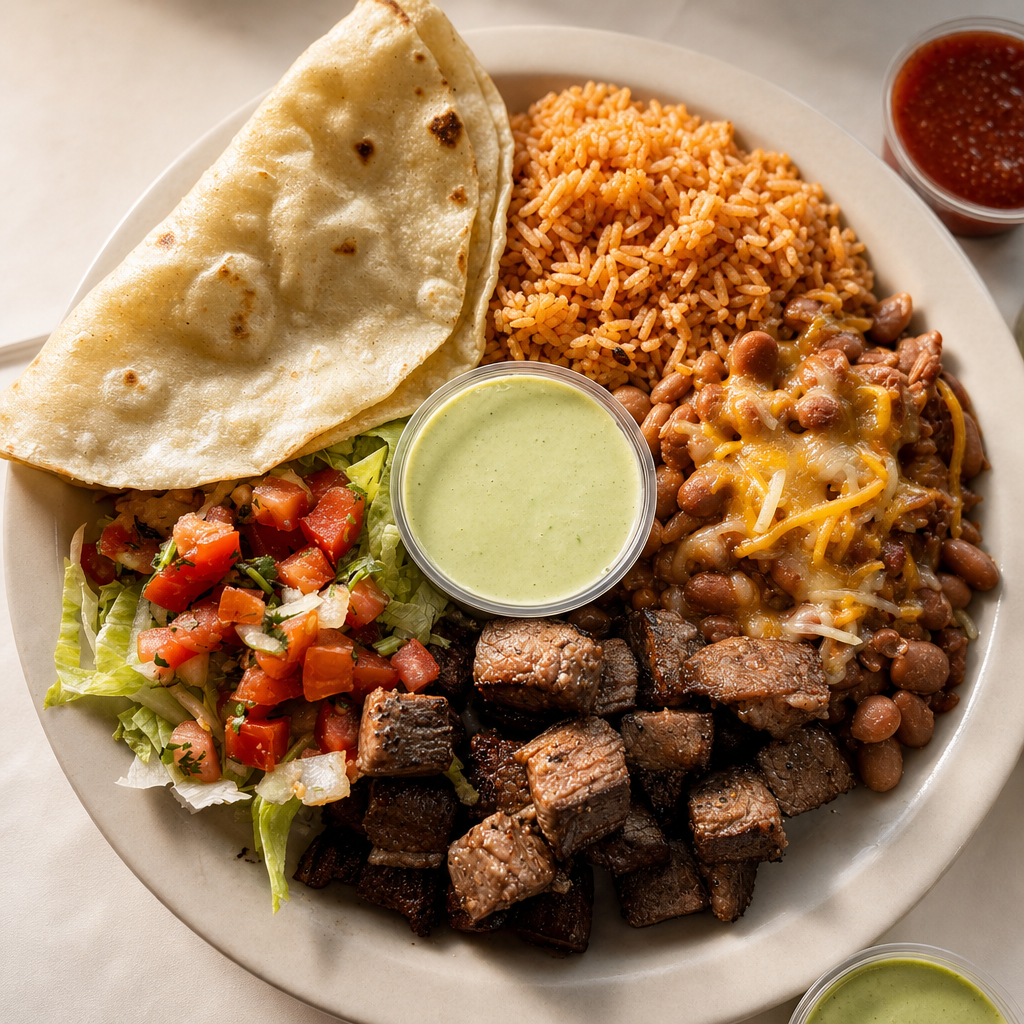 Flank Steak Dinner Plate