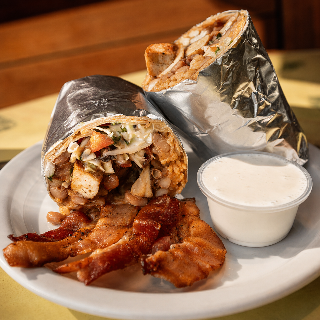 Dirty Hippy Burrito.