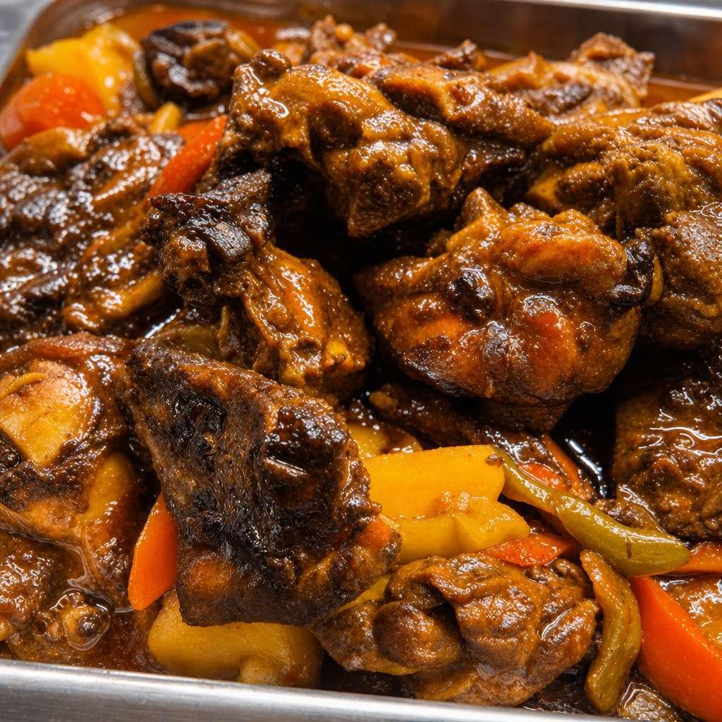 Stewed Chicken.