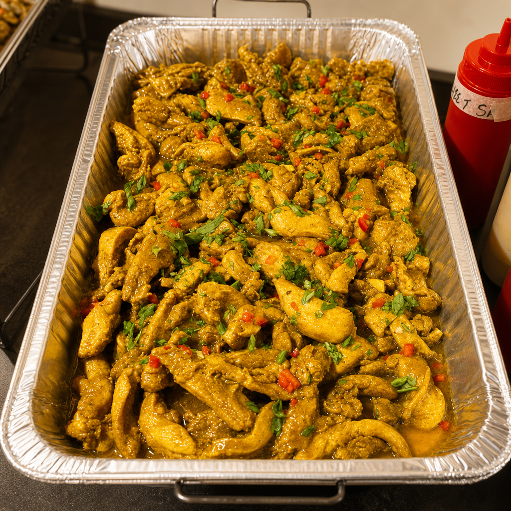 Boneless Curry Chicken.