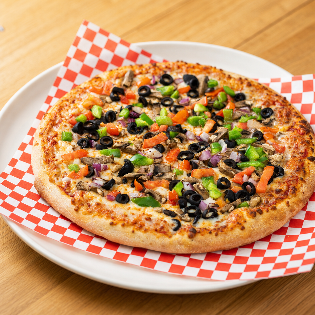 24" Garden Veggie Pizza