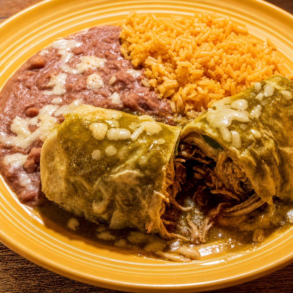 Chicken Burrito Ricardo.