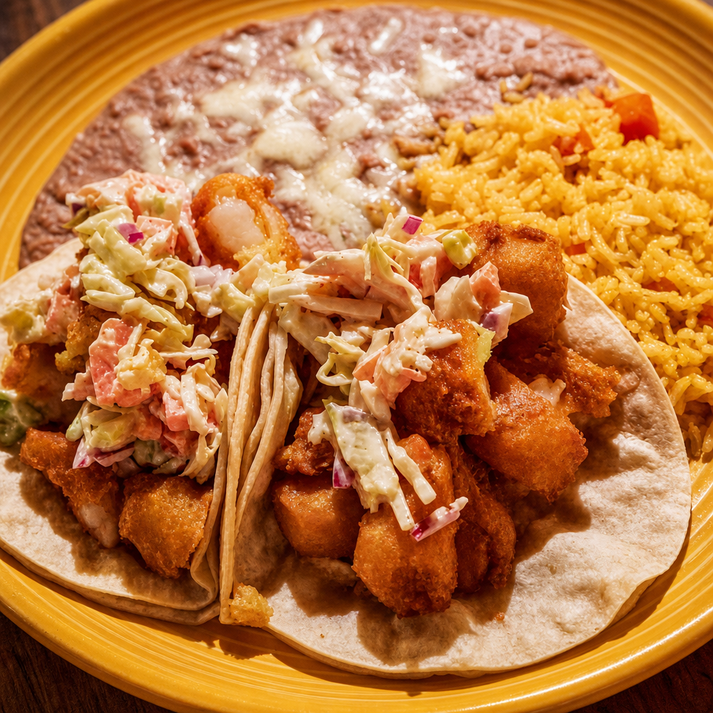 Tacos de Pescado o Camaron