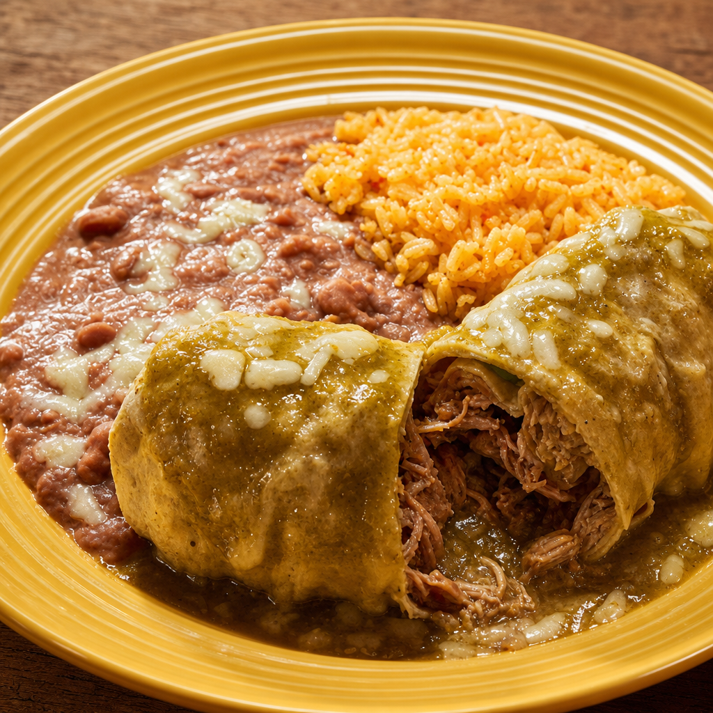 Chicken Burrito Ricardo.