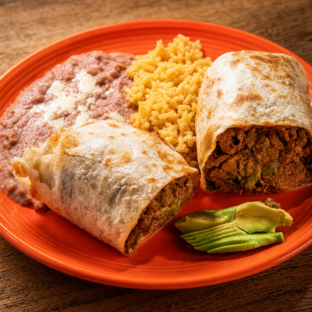 Carne Asada Burrito.